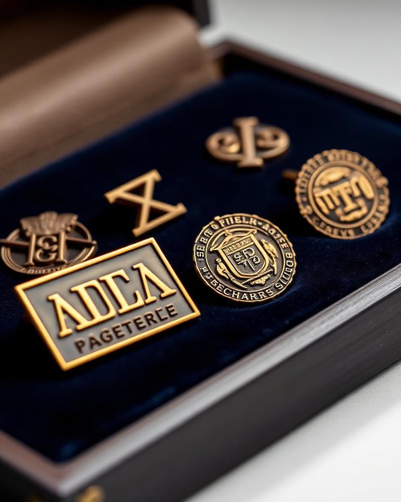 Crested Lapel Pin